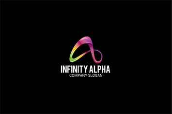 INFINITY ALPHA Letter A Logo