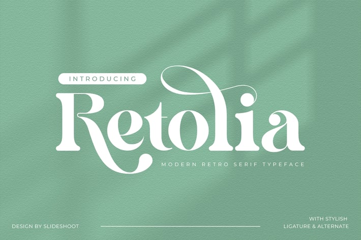 Retolia Retro Serif Font