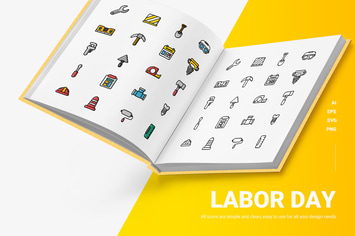 Labor Day - Icons