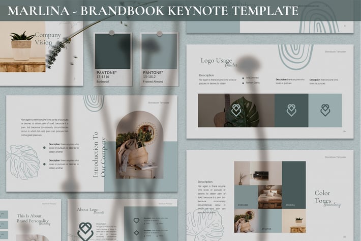 Marlina - Brandbook Keynote Template