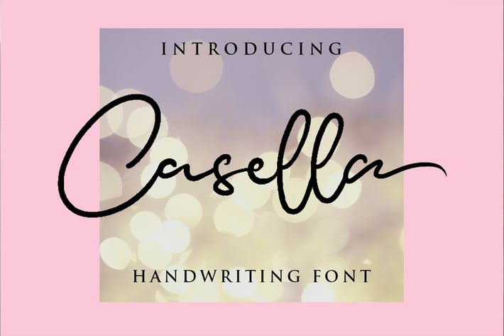 Casella - Beauty Handwriting Font