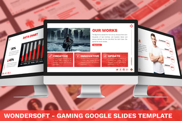 Wondersoft - Gaming Google Slides Template
