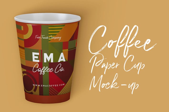 Coffee Paper Cup Mock-up