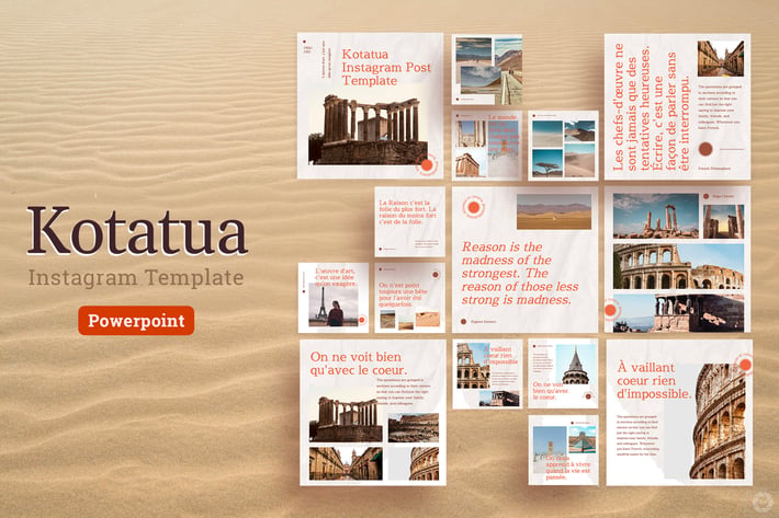 Kotatua - Instagram Post Template Power Point