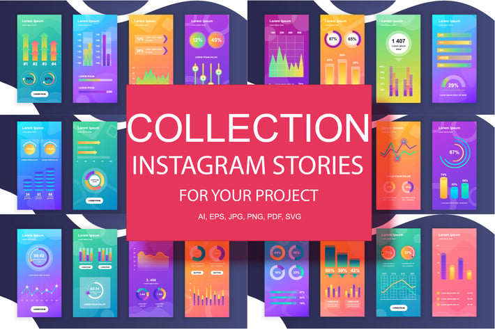 Social Media Instagram Stories Infographics Design