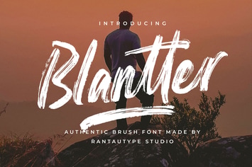 Blantter Authentic Brush Font