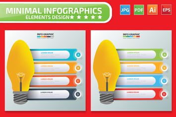 Light Bulb Infographic Design