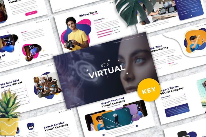 Virtual - Creative  Keynote Template