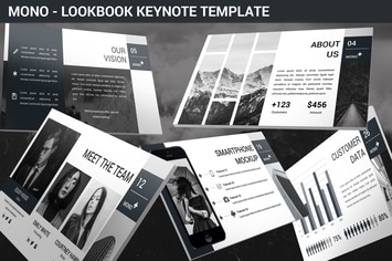 Mono - Lookbook Keynote Template
