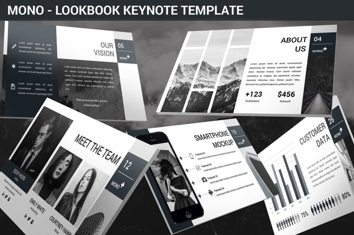 Mono - Lookbook Keynote Template