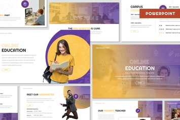 Online Education - Powerpoint Template
