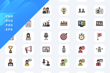 Human Resources Icons