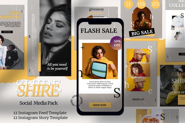 SHIRE2 Instagram Template