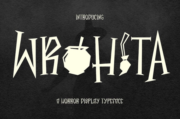 Wrohita Horror Display Font
