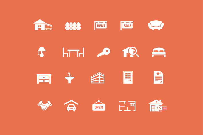 20 Real Estate Icons
