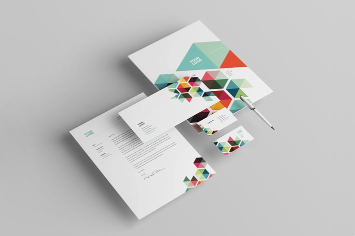 Business Colorful Stationery