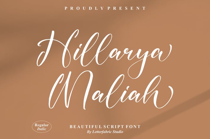 Hillarya Maliah Script Font