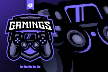 Controller Gaming Mascot Logo
