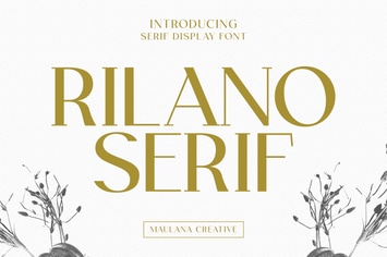 Rilano Serif Display Font