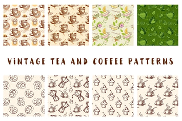 Vintage Tea and Coffee Patterns