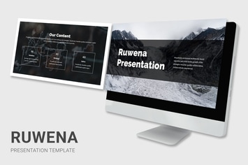 Ruwena - Winter Theme Pitch Deck Powerpoint