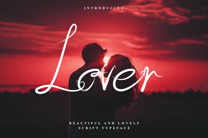 Lover - Romantic Valentine Script