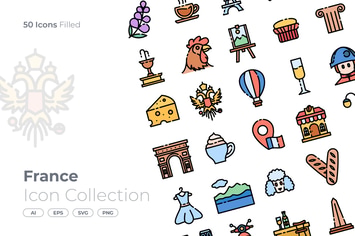 France Filled Icon
