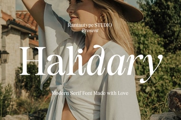 Halidary Modern Serif Font