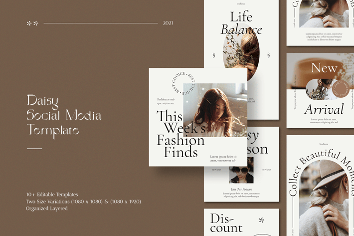 Instagram Templates - Daisy