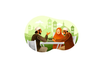 Muslims learn the religion from the scholars