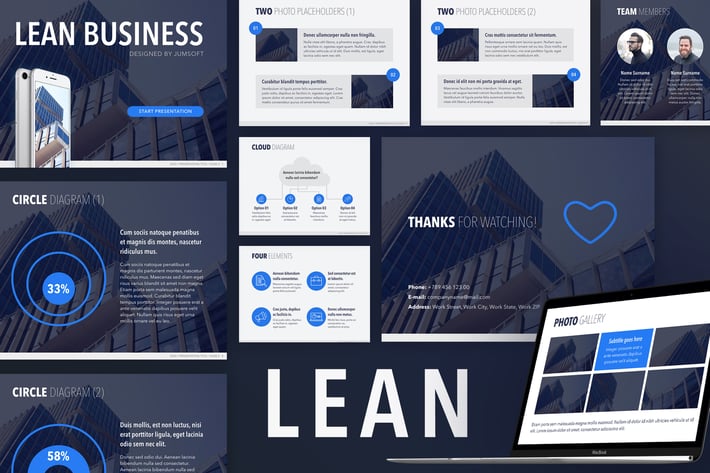Lean Keynote Template