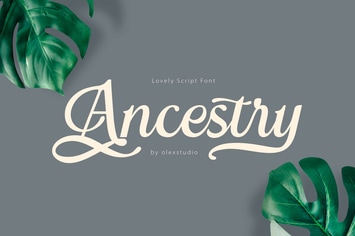 ANCESTRY - Retro Script
