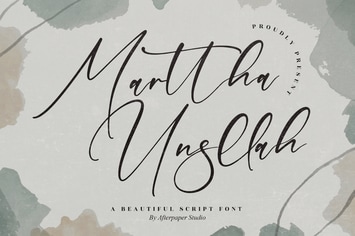 Marttha Unsllah Beautiful Script Font