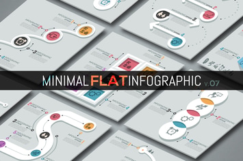 Minimal Flat Infographic v.07