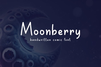 Moonberry - Handwritten Comic Font