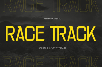 Race Track - Sports Font