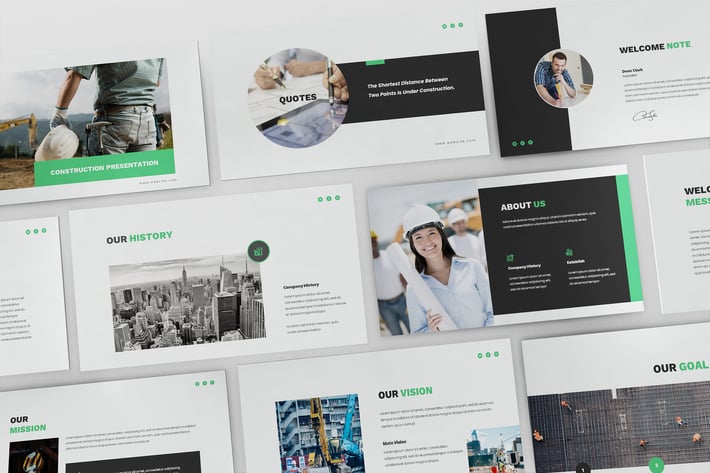 Construction Powerpoint template