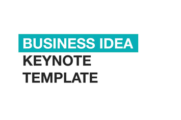 Business Idea Keynote template