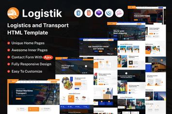 Logistik - Transport & Logistics HTML Template