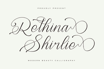 Rethina Shirlie Modern Calligraphy