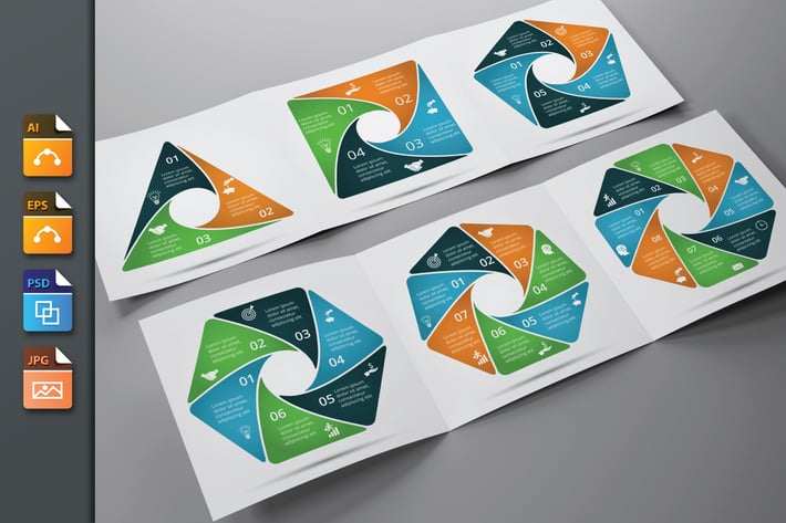 Infographics template set v.18
