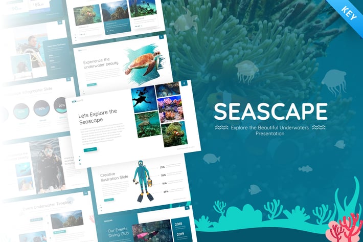 Seascape Travel & Nature Keynote Template
