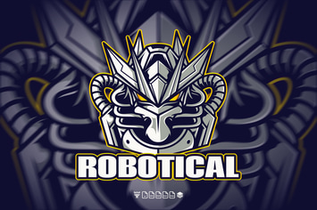 HEAD OF MECHA ROBOT LOGO