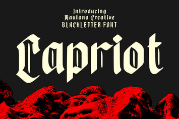 Capriot Blackletter Font