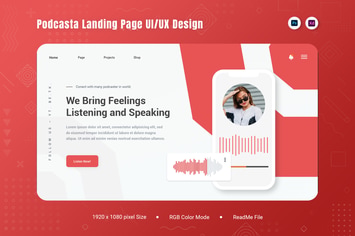 Podcasta Landing Page