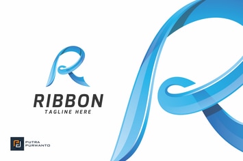 Ribbon / Letter R - Logo Template