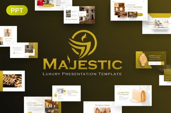 Majestic Luxury PowerPoint Template