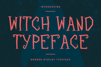Witch Wand Display Typeface