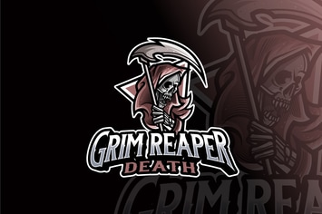 Grim Reaper Logo Template