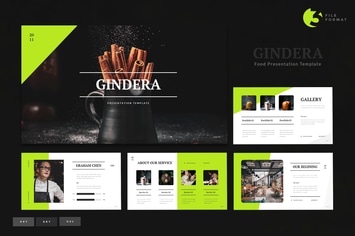 Gindera - Food Presentation Template
